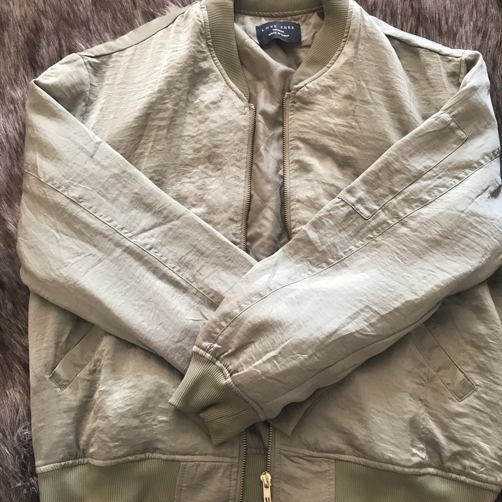 Olive green Bomber Jacket